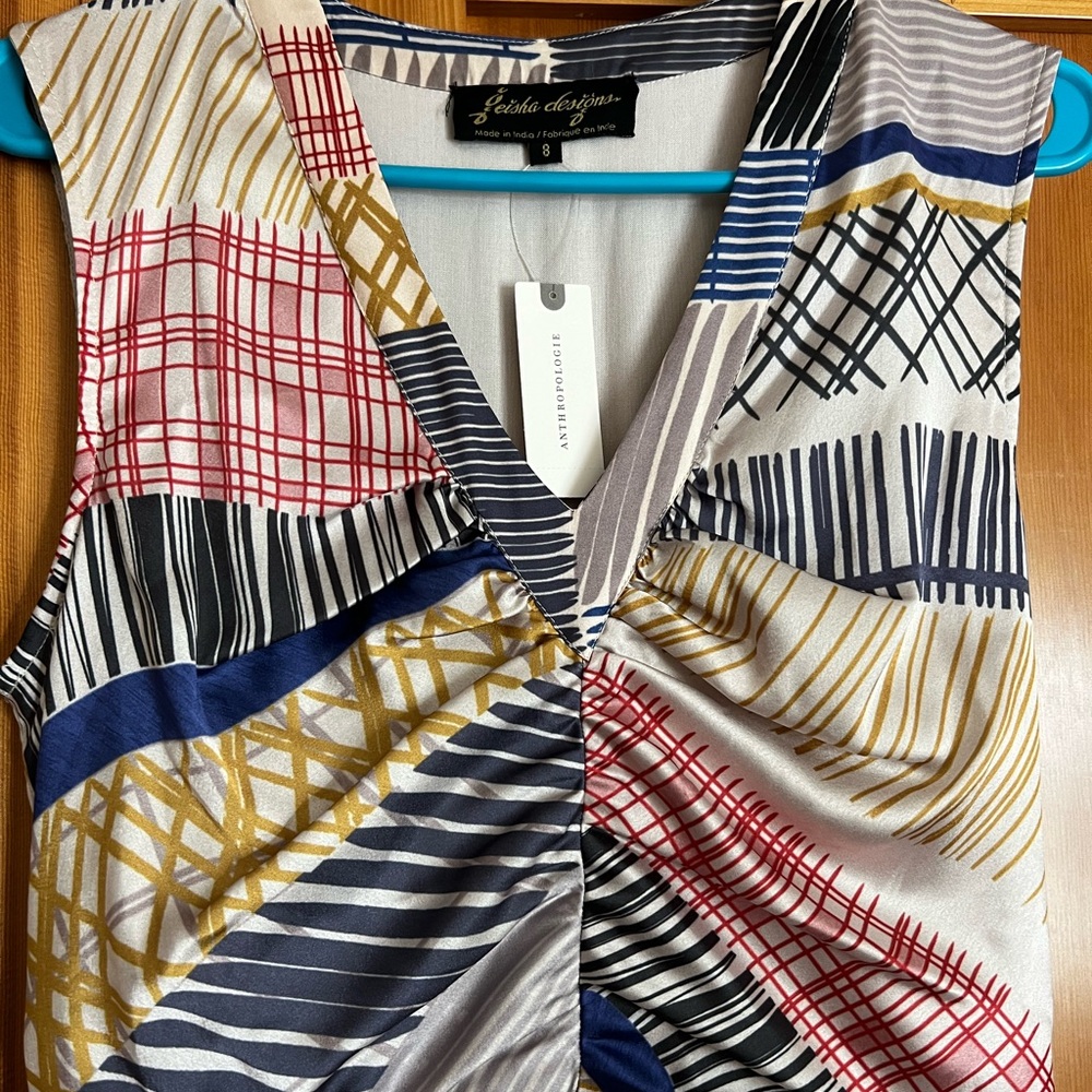 NWT Anthropologie Geisha Designs Jacinta pleated dress